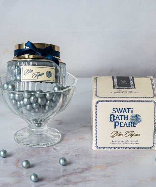 MILLION CARATS(ミリオンカラッツ)の「《SWATi 》ラグジュアリーなバスタイムを演出する特別な入浴料-BATH PEARL Rsize(入浴剤・バスケア・レディース・オフホワイト/ブルー・FREE)」の13枚目の写真
