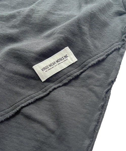 VIRGOwearworks（ヴァルゴウェアワークス）の「EDGECUT SWEAT PANTS（スウェットパンツ・メンズ・ブラック/チャコールグレー/ナチュラル・2/3/4）」の9枚目の写真