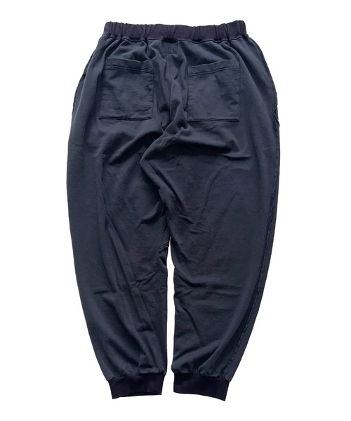 VIRGOwearworks（ヴァルゴウェアワークス）の「EDGECUT SWEAT PANTS（スウェットパンツ・メンズ・ブラック/チャコールグレー/ナチュラル・2/3/4）」の6枚目の写真