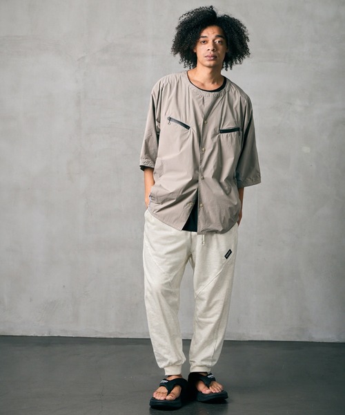 VIRGOwearworks（ヴァルゴウェアワークス）の「EDGECUT SWEAT PANTS（スウェットパンツ・メンズ・ブラック/チャコールグレー/ナチュラル・2/3/4）」の16枚目の写真