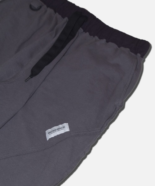 VIRGOwearworks（ヴァルゴウェアワークス）の「EDGECUT SWEAT PANTS（スウェットパンツ・メンズ・ブラック/チャコールグレー/ナチュラル・2/3/4）」の8枚目の写真