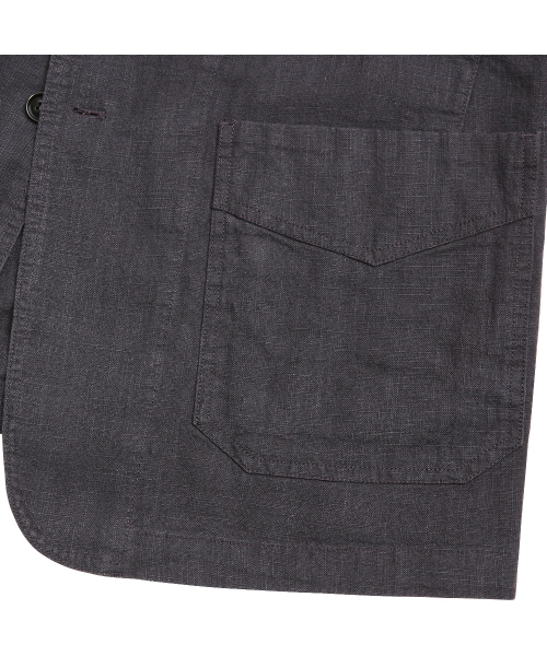 sortie(ソルティ)の「Tura Linen Washed Jacket (Charcoal)(テーラードジャケット・メンズ・その他・MEDIUM/LARGE/X-LARGE)」の5枚目の写真