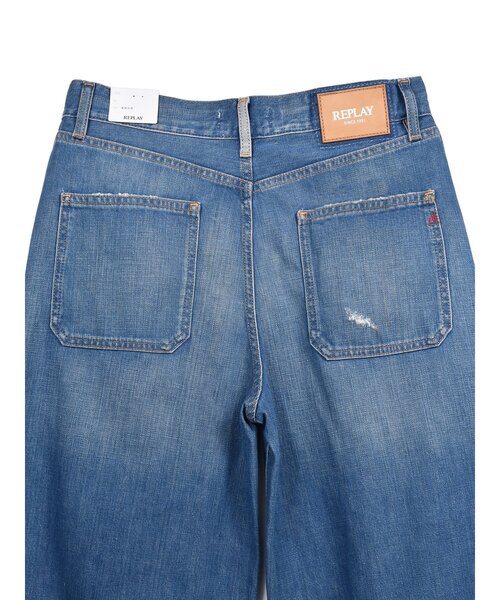 REPLAY（リプレイ）の「【REPLAY】 WOMEN Model WIDEデニム（デニムパンツ・メンズ・インディゴブルー・26/25）」の6枚目の写真