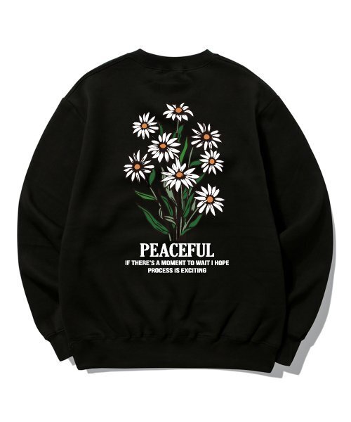 TRIPSHION(トリップション)の「デイジーバンドルグラフィッククルーネック - ブラック(スウェット・メンズ・その他・LARGE/MEDIUM/X-LARGE)」の1枚目の写真