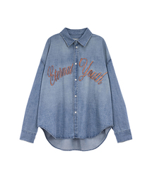 FROM ARLES（フロムアルル）の「メガサイズウォッシュドデニムシャツ / DENIM（シャツ/ブラウス）」