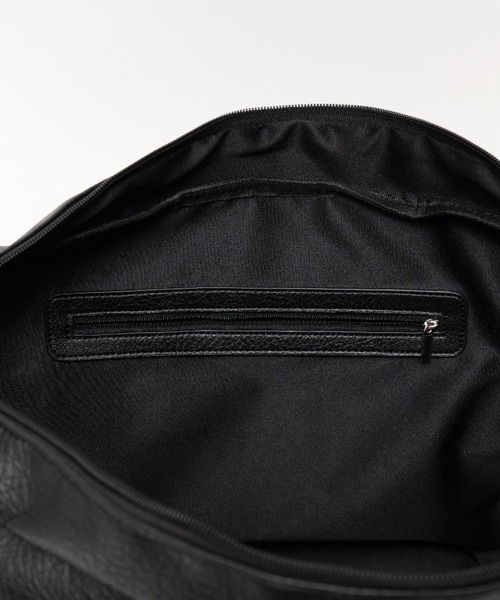 DEVICE(デバイス)の「DEVICE PU レザー ビッグ ショルダーバッグ(ショルダーバッグ・メンズ・ブラック・FREE)」の9枚目の写真