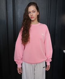 INJIACTIVE（インジアクティブ）の「スモールロゴピグメントスウェットシャツ ピンク（スウェット）」