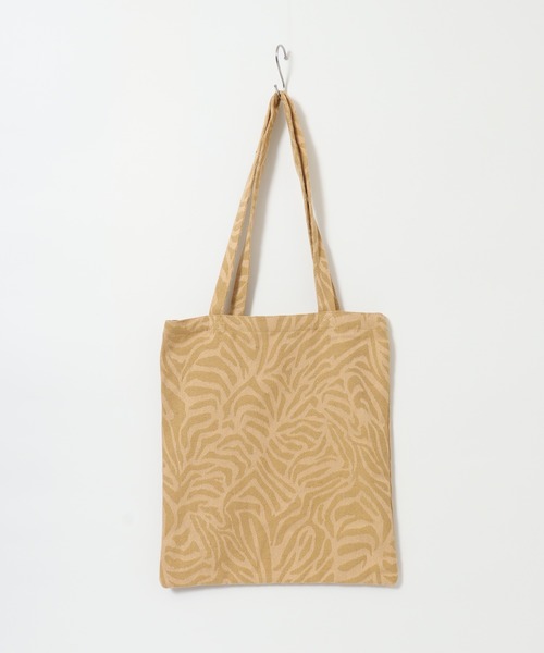 MOTO（モト）の「ジャガードトートバッグ（トートバッグ・レディース・グレー/ベージュ/イエロー/グレー系1/ブラック/バイオレット/ブルー/ブラウン・ONE SIZE）」の14枚目の写真