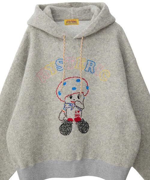 HYSTERIC GLAMOUR オーバーサイズ パーカー フリーサイズ HYSTERIC GLAMOUR（ヒステリックグラマー）の「VIXEN GIRL オーバー