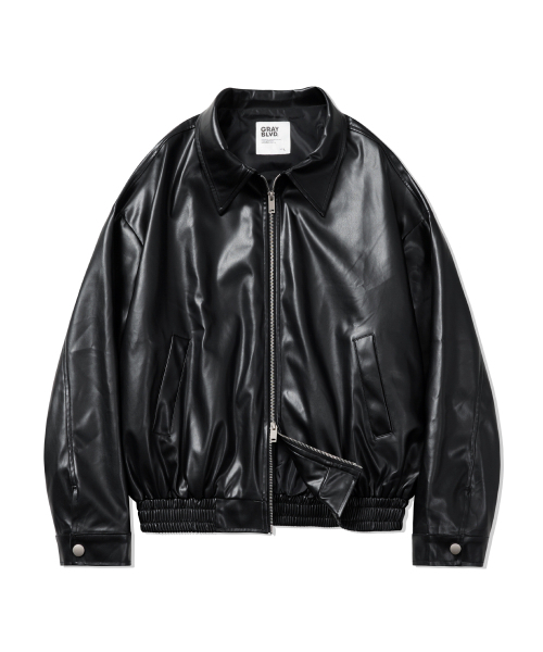 GRAYBLVD(グレイブラバット)の「アレックスレザージャケット GKCJK64 (ブラック)(ライダースジャケット・レディース・ブラック・MEDIUM/LARGE)」の2枚目の写真