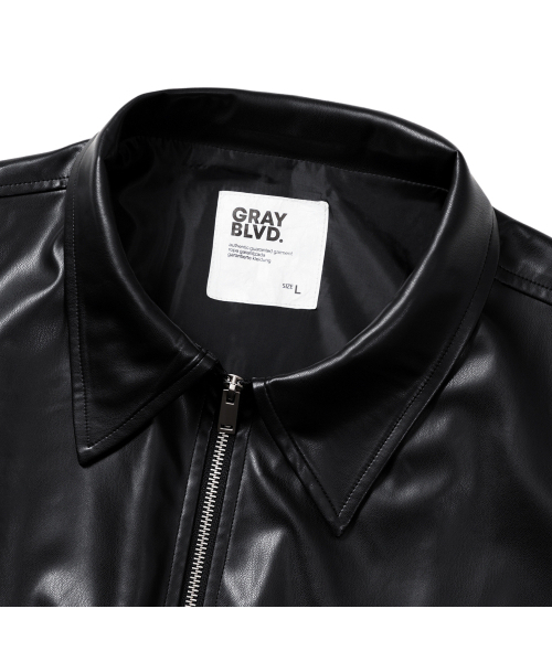 GRAYBLVD(グレイブラバット)の「アレックスレザージャケット GKCJK64 (ブラック)(ライダースジャケット・レディース・ブラック・MEDIUM/LARGE)」の4枚目の写真