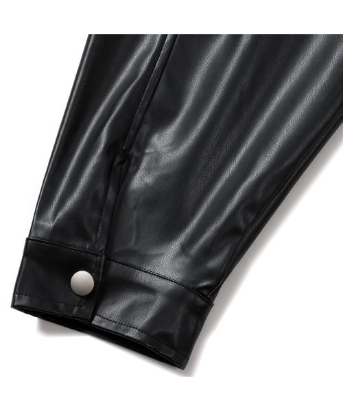 GRAYBLVD(グレイブラバット)の「アレックスレザージャケット GKCJK64 (ブラック)(ライダースジャケット・レディース・ブラック・MEDIUM/LARGE)」の7枚目の写真