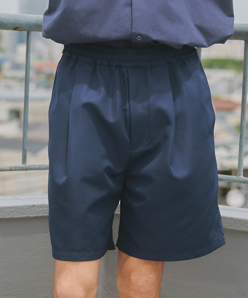 NewAnce(ニュアンス)の「【NewAnce】Twill Tuck Shorts(その他パンツ・メンズ・ブラウン/ネイビー/グリーン/ブラック・M/L)」の4枚目の写真