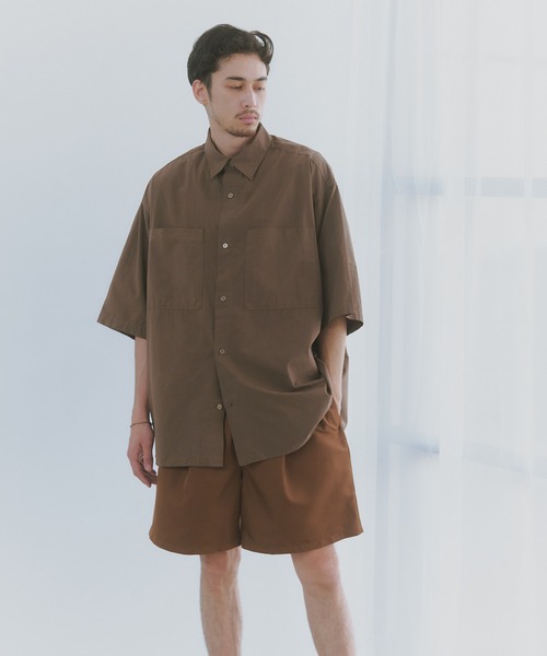 NewAnce(ニュアンス)の「【NewAnce】Twill Tuck Shorts(その他パンツ・メンズ・ブラウン/ネイビー/グリーン/ブラック・M/L)」の5枚目の写真