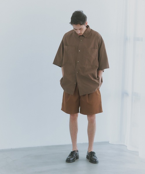 NewAnce(ニュアンス)の「【NewAnce】Twill Tuck Shorts(その他パンツ・メンズ・ブラウン/ネイビー/グリーン/ブラック・M/L)」の7枚目の写真