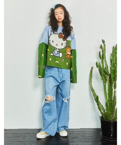 トップス hello kitty x little sunny bite top Little Sunny Bite】hello kitty x little sunny bite top（その他