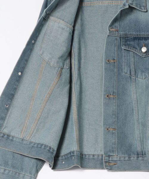 セール】【NOWLE】ヴィンテージ ウォッシュ クロップド デニム