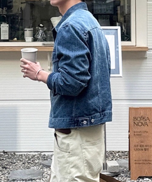 セール】【NOWLE】ヴィンテージ ウォッシュ クロップド デニム