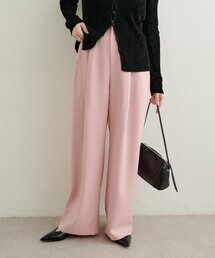 Omekashi（オメカシ）の「タックワイドスラックス（スラックス）」