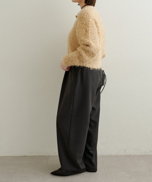 Omekashi（オメカシ）の「タックワイドスラックス（スラックス・レディース・ピンク/ベージュ/チャコールグレー・38/36）」の14枚目の写真