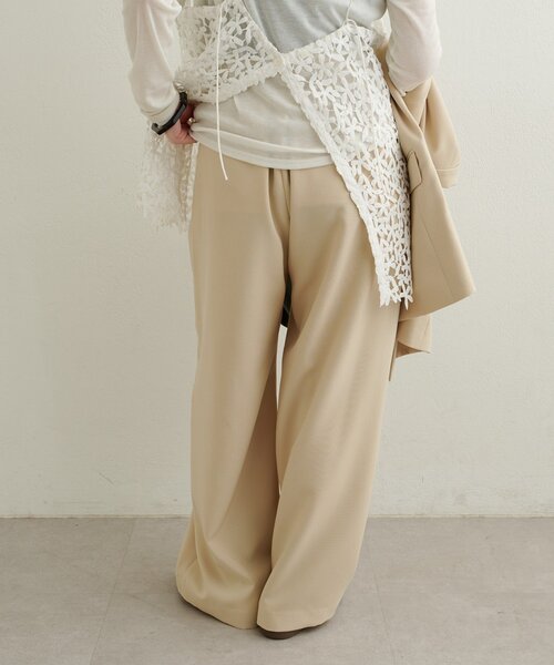 Omekashi（オメカシ）の「タックワイドスラックス（スラックス・レディース・ピンク/ベージュ/チャコールグレー・38/36）」の21枚目の写真