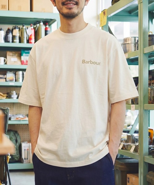Barbour(バブアー)の「【Barbour】barbour camber os t-shirt(Tシャツ/カットソー・メンズ・ネイビー/ホワイト/オリーブ/ブルー・40/38/36/34)」の2枚目の写真