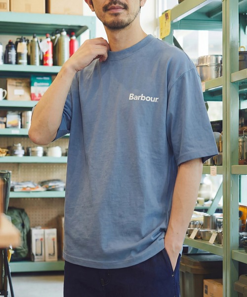 Barbour(バブアー)の「【Barbour】barbour camber os t-shirt(Tシャツ/カットソー・メンズ・ネイビー/ホワイト/オリーブ/ブルー・40/38/36/34)」の4枚目の写真