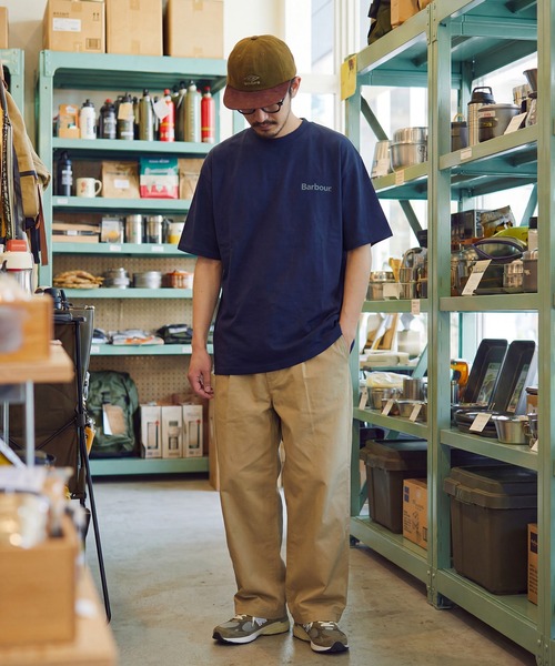 Barbour(バブアー)の「【Barbour】barbour camber os t-shirt(Tシャツ/カットソー・メンズ・ネイビー/ホワイト/オリーブ/ブルー・40/38/36/34)」の5枚目の写真