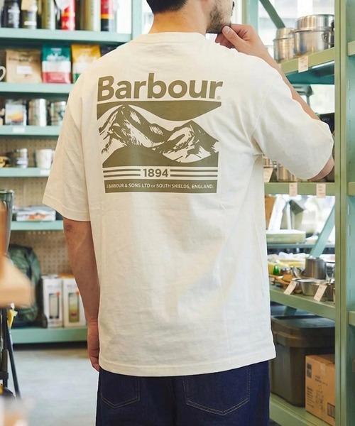 Barbour(バブアー)の「【Barbour】barbour camber os t-shirt(Tシャツ/カットソー・メンズ・ネイビー/ホワイト/オリーブ/ブルー・40/38/36/34)」の9枚目の写真