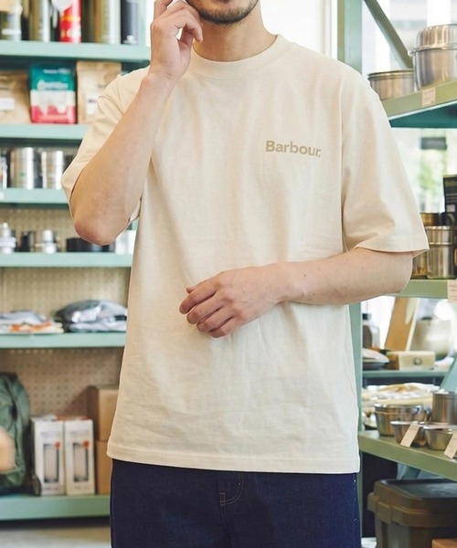 Barbour(バブアー)の「【Barbour】barbour camber os t-shirt(Tシャツ/カットソー・メンズ・ネイビー/ホワイト/オリーブ/ブルー・40/38/36/34)」の7枚目の写真