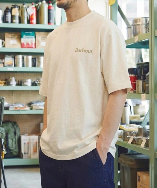Barbour(バブアー)の「【Barbour】barbour camber os t-shirt(Tシャツ/カットソー・メンズ・ネイビー/ホワイト/オリーブ/ブルー・40/38/36/34)」の8枚目の写真