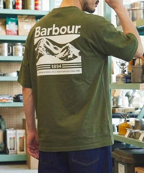Barbour(バブアー)の「【Barbour】barbour camber os t-shirt(Tシャツ/カットソー・メンズ・ネイビー/ホワイト/オリーブ/ブルー・40/38/36/34)」の14枚目の写真