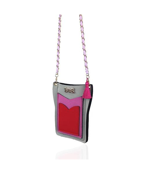 SUIN(スイン)の「3pocket cellphonbag- grey(メッセンジャーバッグ・レディース・その他・FREE)」の2枚目の写真