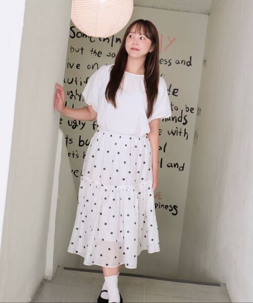 FIELDERS(フィールダーズ)の「SHORTS SHIRRING BLOUSE WHITE(シャツ/ブラウス・レディース・その他・SMALL/MEDIUM)」の5枚目の写真