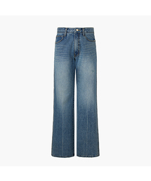 KUME（クメ）の「Men Straight Fit Washed Denim Pants, Medium Blue（デニムパンツ）」
