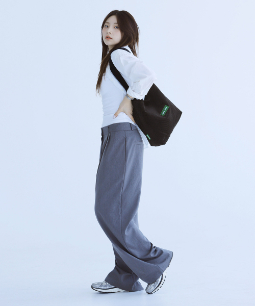 GREEN STUFF（グリーンスタッフ）の「seem full bag 62 - classic corduroy black（ショルダーバッグ・レディース・その他・FREE）」の3枚目の写真