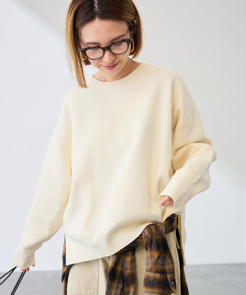 セール】≪追加≫ダブルジャガードプルオーバー（ニット/セーター