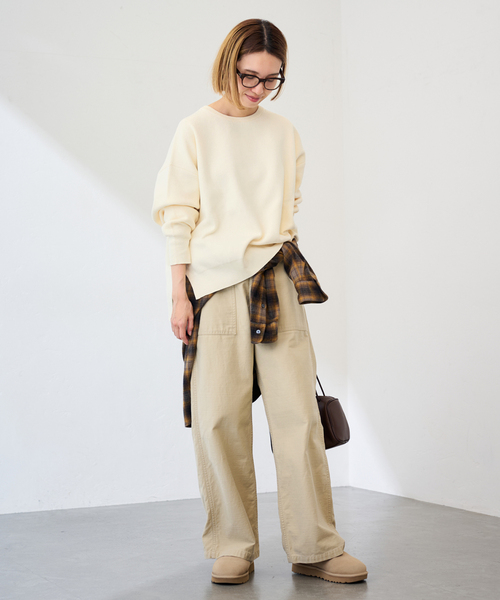 セール】≪追加≫ダブルジャガードプルオーバー（ニット/セーター