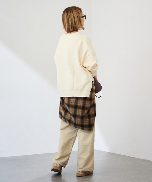 セール】≪追加≫ダブルジャガードプルオーバー（ニット/セーター