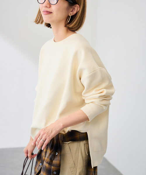 セール】≪追加≫ダブルジャガードプルオーバー（ニット/セーター