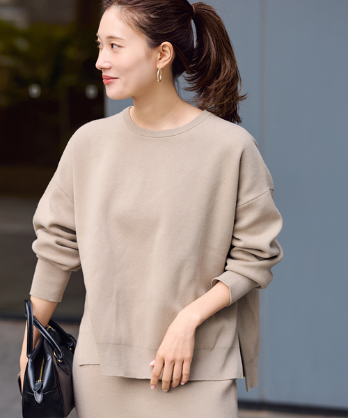 セール】≪追加≫ダブルジャガードプルオーバー（ニット/セーター