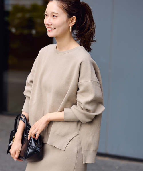 セール】≪追加≫ダブルジャガードプルオーバー（ニット/セーター