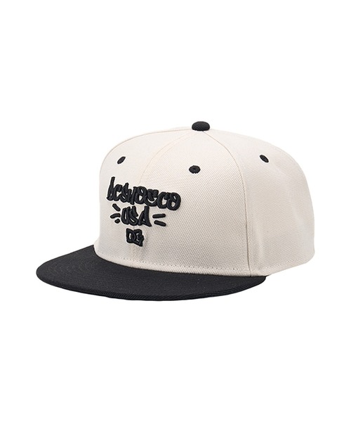 DC（ディーシー）の「DC/ディーシー キャップ 26 KD GRAFFITI EMB SNAPBACK YCP261605（キャップ・キッズ・ホワイト/ブラック・FREE）」の3枚目の写真