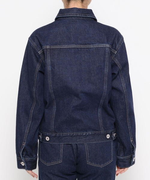 mysty woman（ミスティウーマン）の「KUROKIデニムジャケット 636660（デニムジャケット・レディース・インディゴブルー/ブラック/ブルー・FREE）」の11枚目の写真