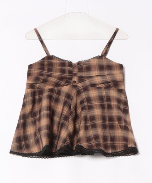 one way（ワンウェイ）の「フロント釦ビスチェ（シャツ/ブラウス・レディース・ブラウン系その他/ブルー系その他/ブラック系その他・FREE）」の2枚目の写真