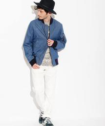 ALPHA（アルファ）の「別注[アルファ] BC ALPHA GLR MA-1 DENIM