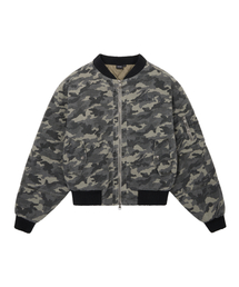 High-Neck Button Jacket (Dark Gray)（ブルゾン）｜AAKAM（アーカム