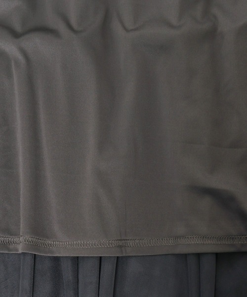 mysty woman（ミスティウーマン）の「チュールティアードスカート 636955（スカート・レディース・チャコールグレー/ライトグレー/アイボリー・FREE）」の17枚目の写真