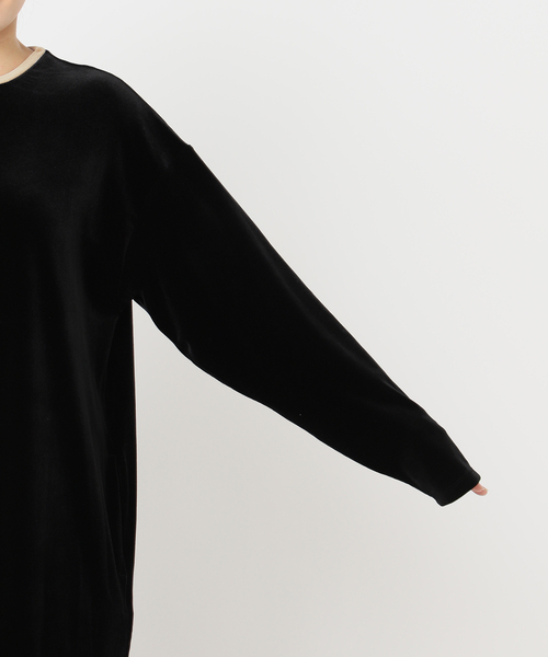 CITYSHOP（シティーショップ）の「《追加》VELVET U/N DRESS 2：ワンピース（ワンピース・レディース・ネイビー/ベージュ・38/36）」の14枚目の写真