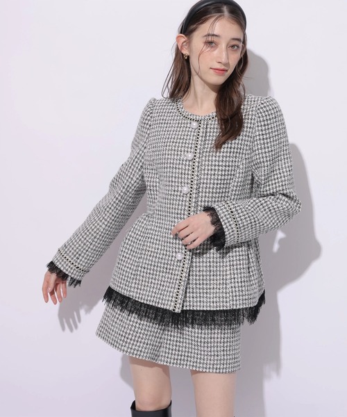 Rirandture(リランドチュール)の「ツィードペプラムジャケット(その他アウター・レディース・ブラック系その他2・1/2)」の14枚目の写真